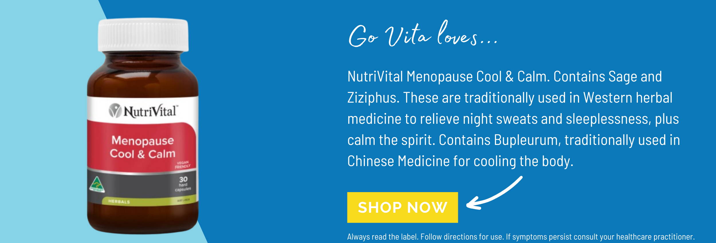  NutriVital Menopause Cool & Calm at Go Vita 