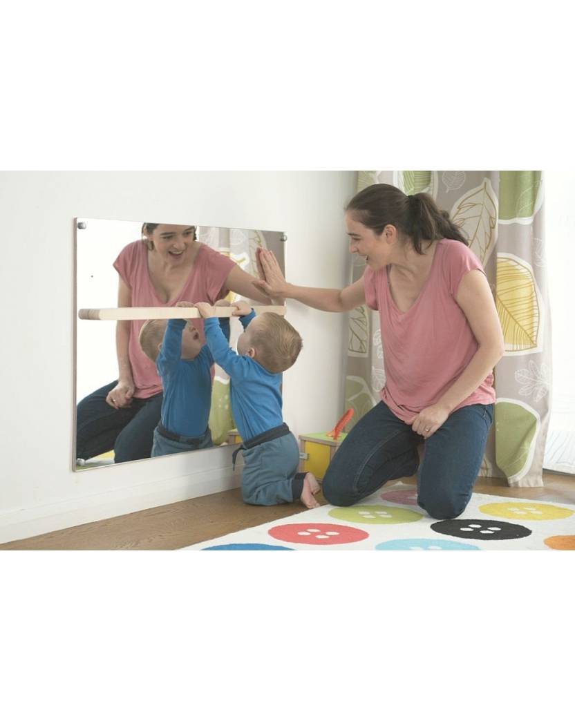 Panneau miroir pour bébé – Manine Montessori