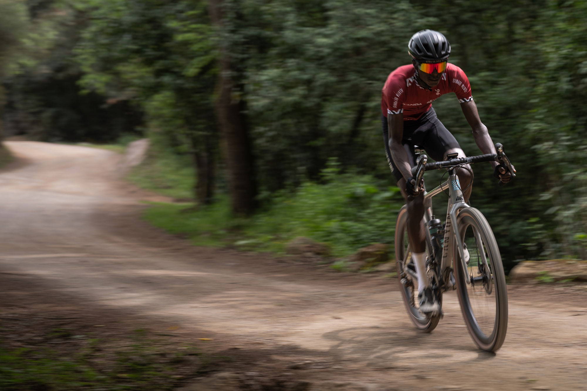 Rwanda Beyond rider Innocent