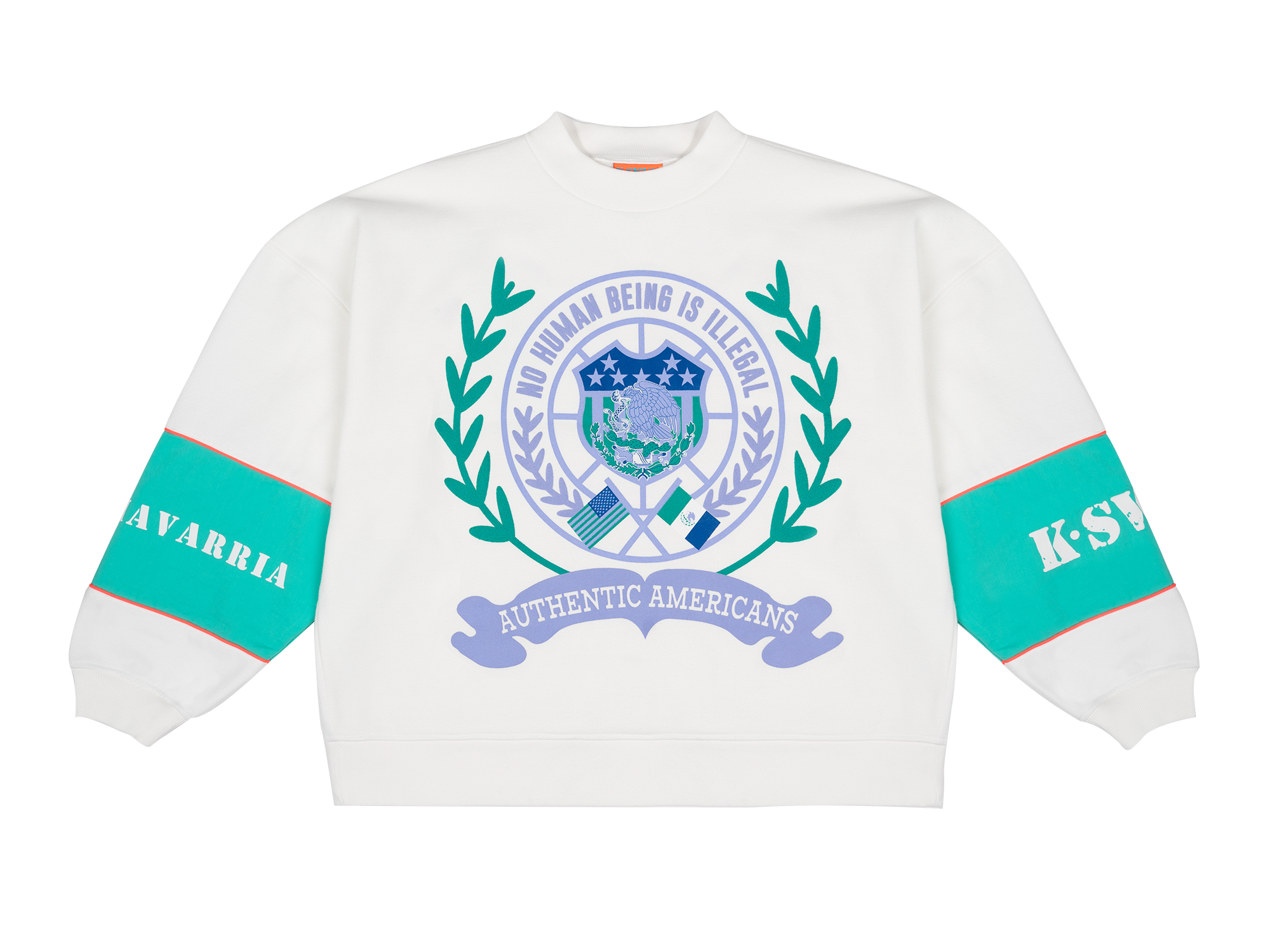WILLY CHAVARRIA K-SWISS クルーネック トレーナー Tシャツ/カットソー(七分/長袖) サイト無料