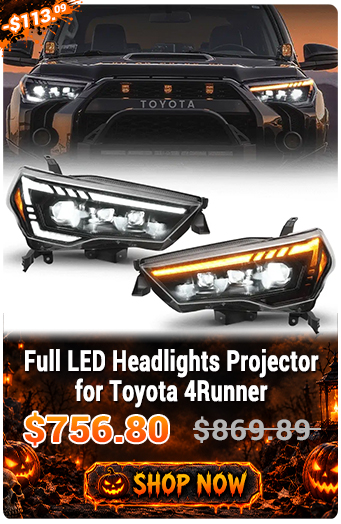 Full LED Headlights Projector for Toyota 4Runner. Promotional price $756.80, originally $869.89. Use code HW13.