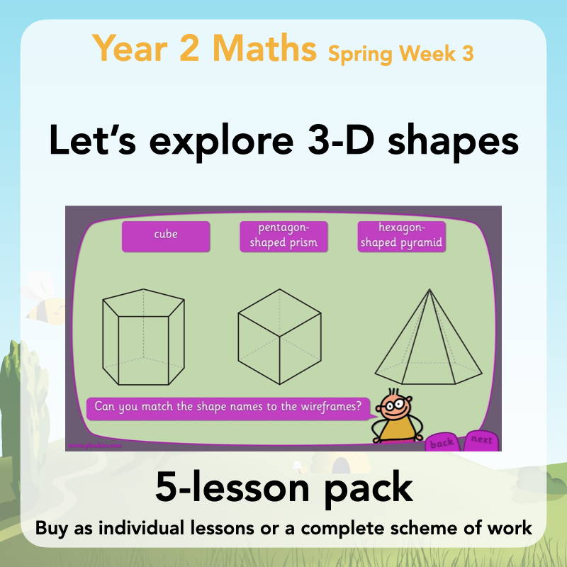 Let's explore 3-D shapes