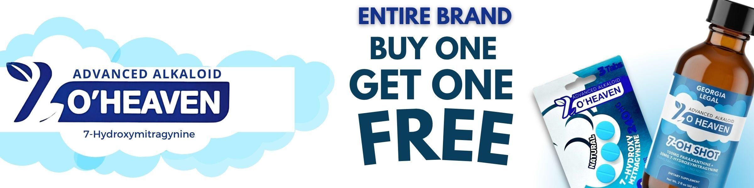 O'Heaven brand promotion: Buy one, get one free offer.