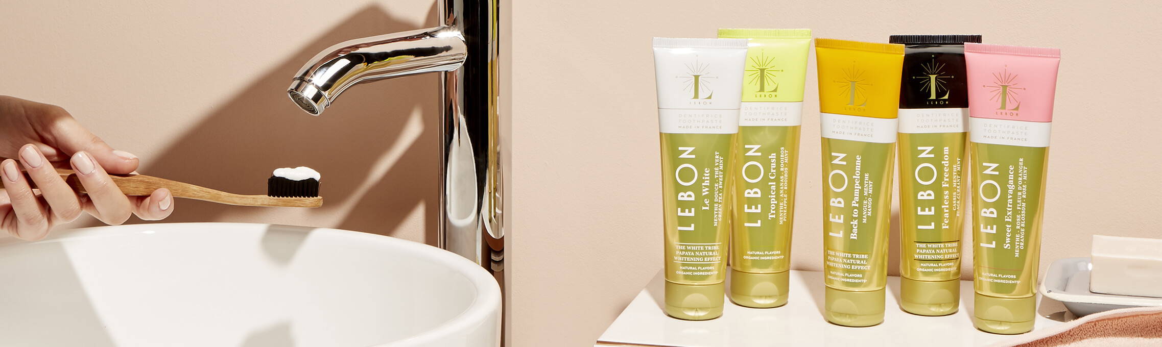 Lebon natural toothpaste set