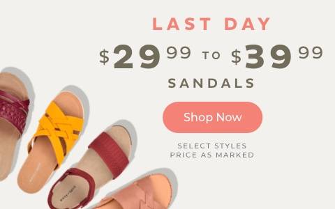 $29.99-$39.99 Sandals