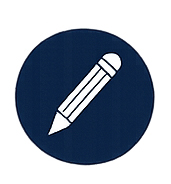 Pencil illustration icon representing the custom hand-drawn boat artwork creation process.
