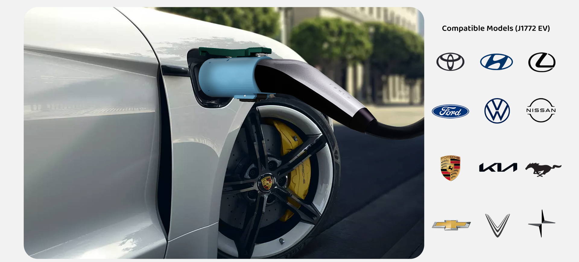 Chargerman Tesla to j1772 Compatible Vehicles