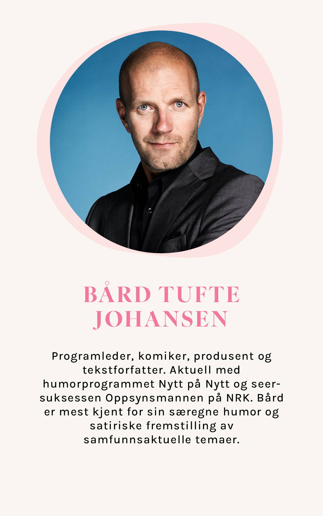 Jurymedlem Bård Tufte Johansen