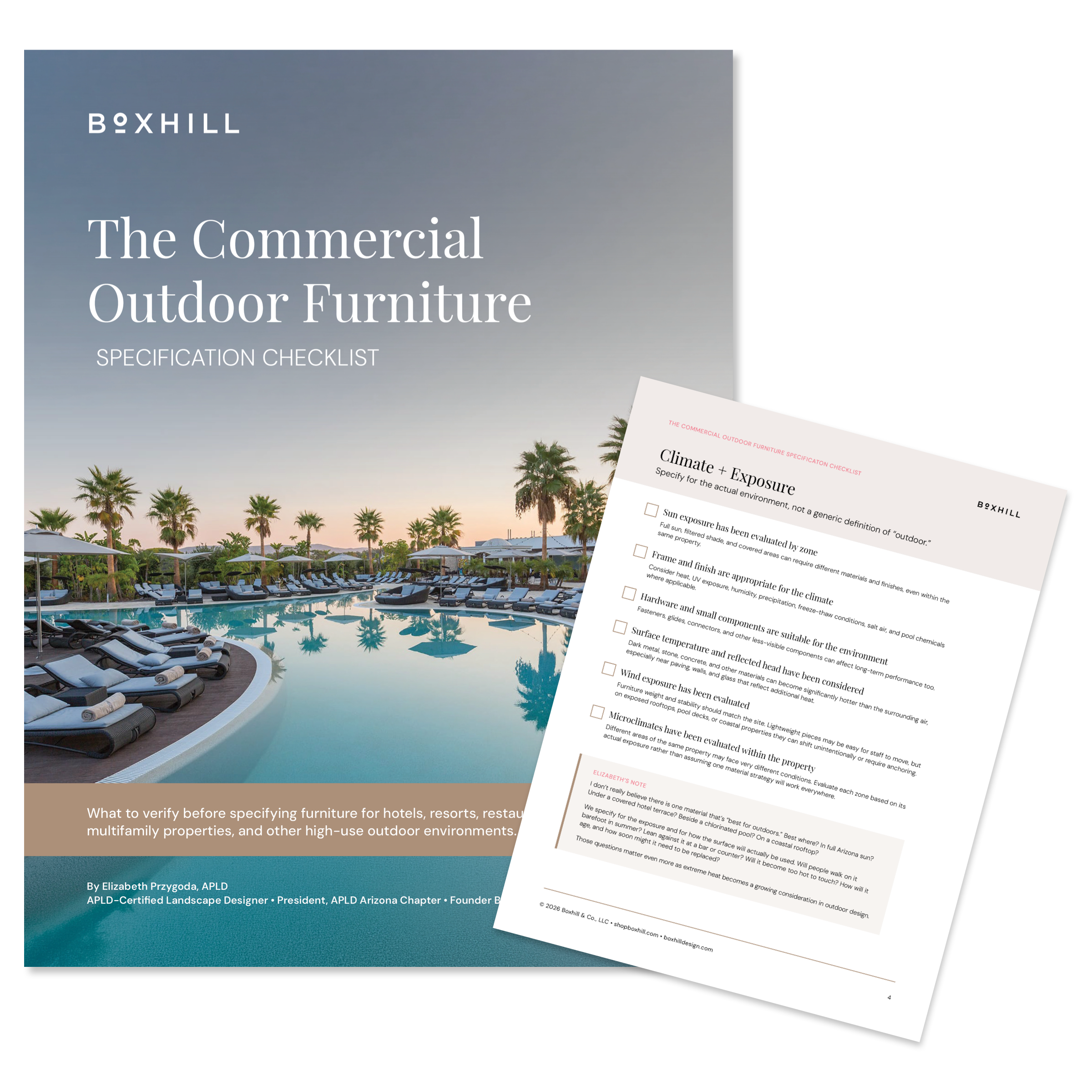 The Commercial Outdoor Furniture Specification Checklist
