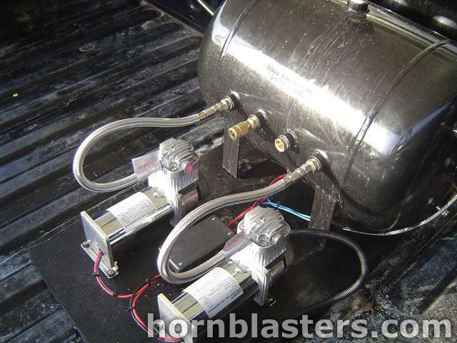 Wayne's Dodge Ram 1500 Train Horn Install