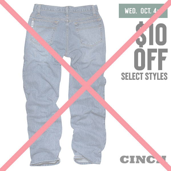 men's cinch white label jeans on sale