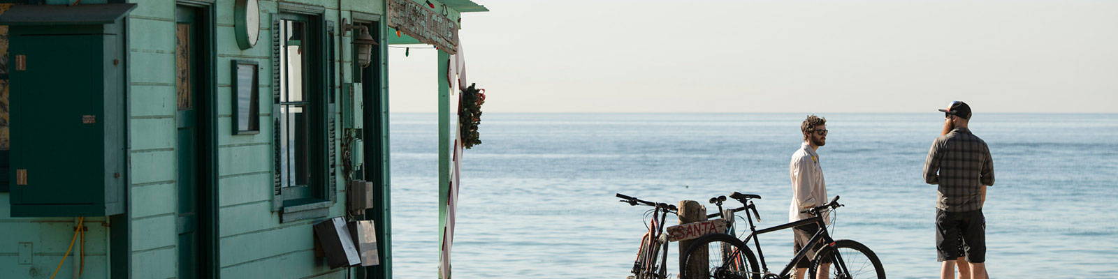 Salsa Bikes by the beach.