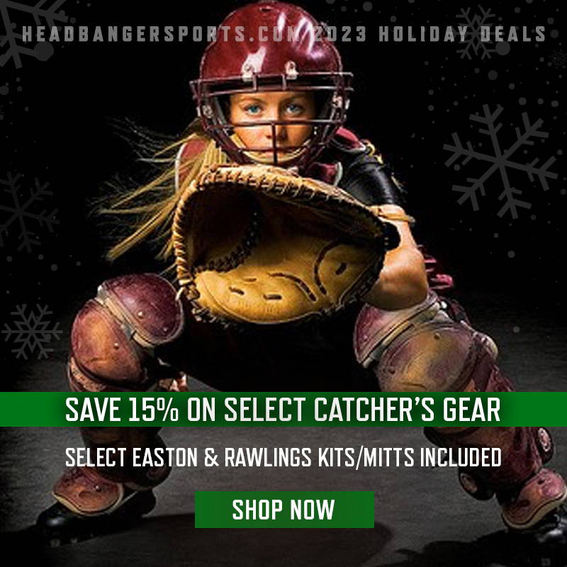 Save 15% on Easton and Rawlings Catcher's Kits & Gloves at Headbanger Sports