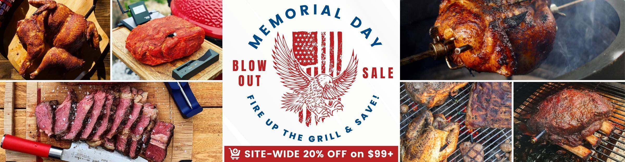 The MeatStick Memorial Day Sale with Site-Wide 20% Off on $99+