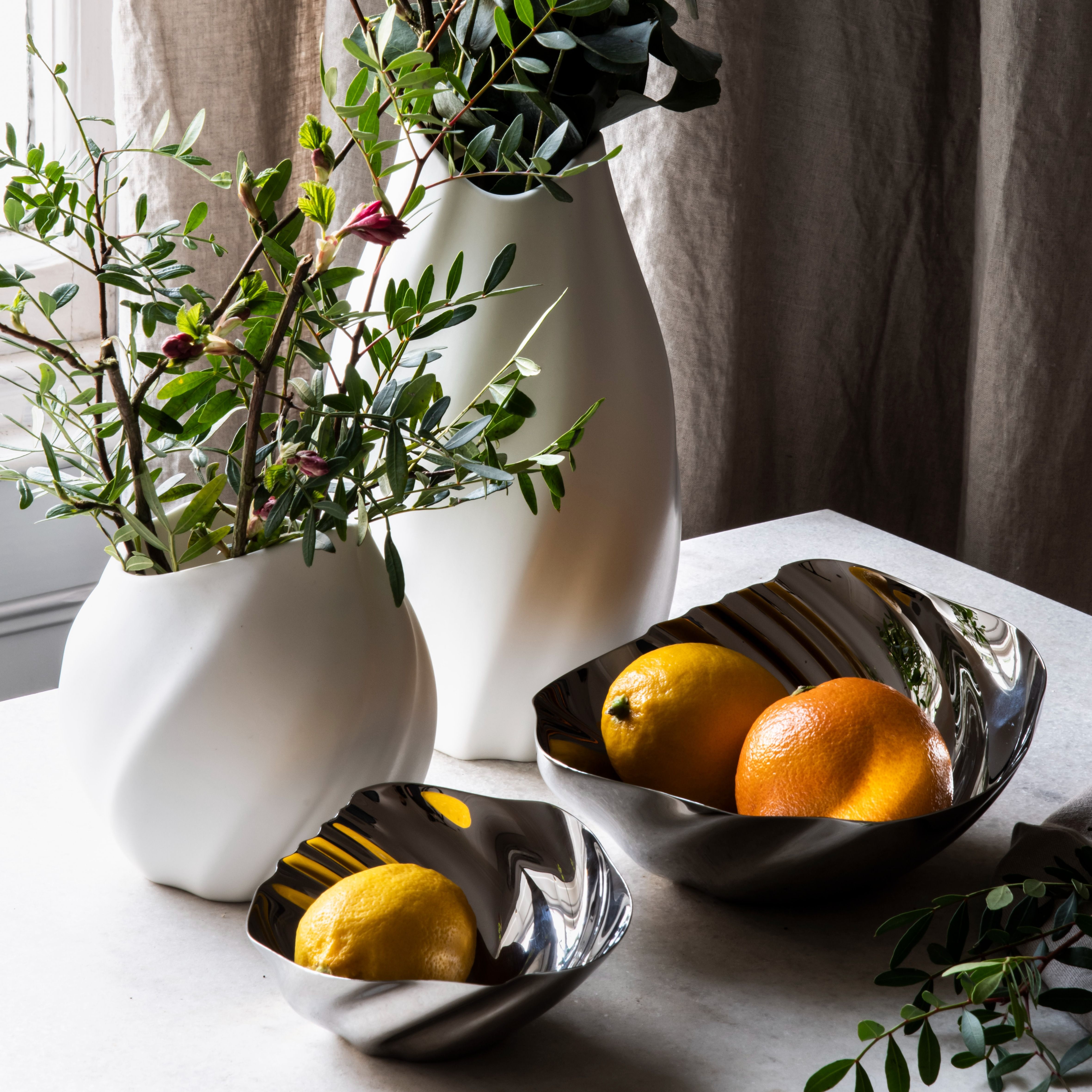 Cascade vases and bowls