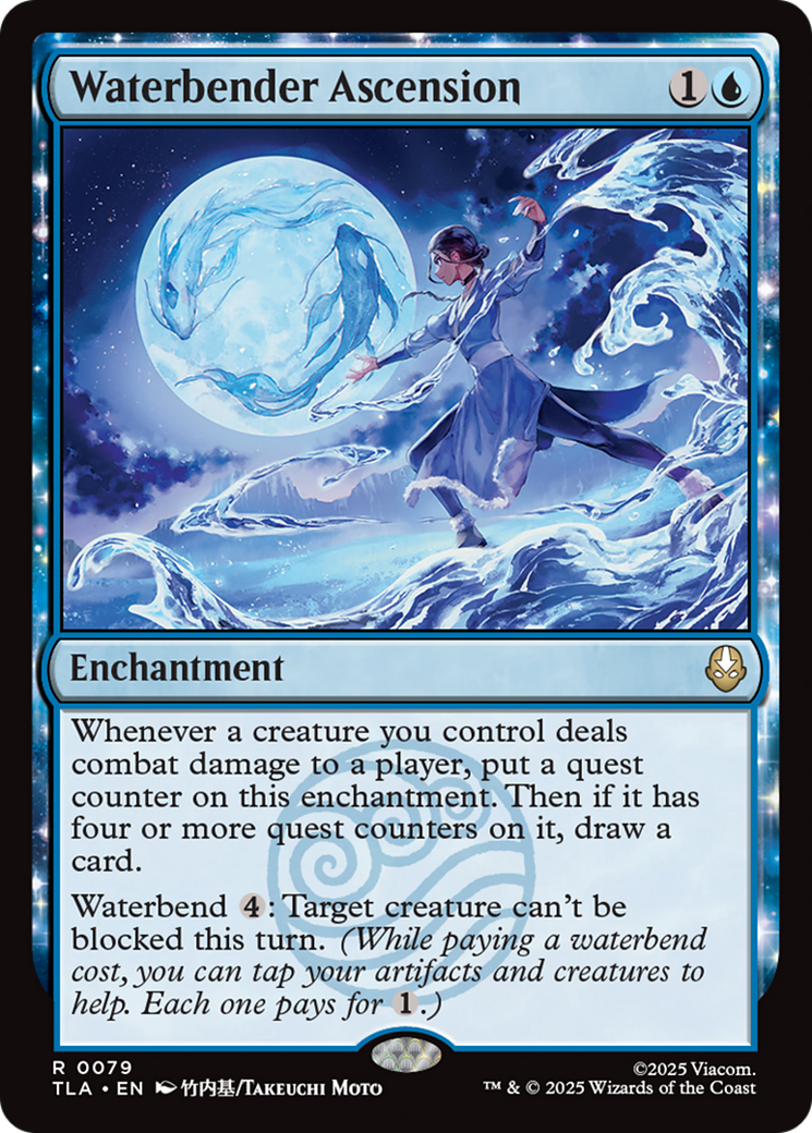 MTG Waterbender Ascension Card