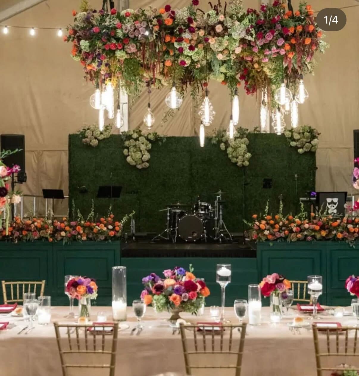 cristen colorful wedding