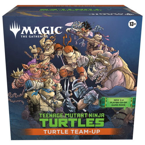 Magic: The Gathering Teenage Mutant Ninja Turtles Turtle Team-Up game box art.
