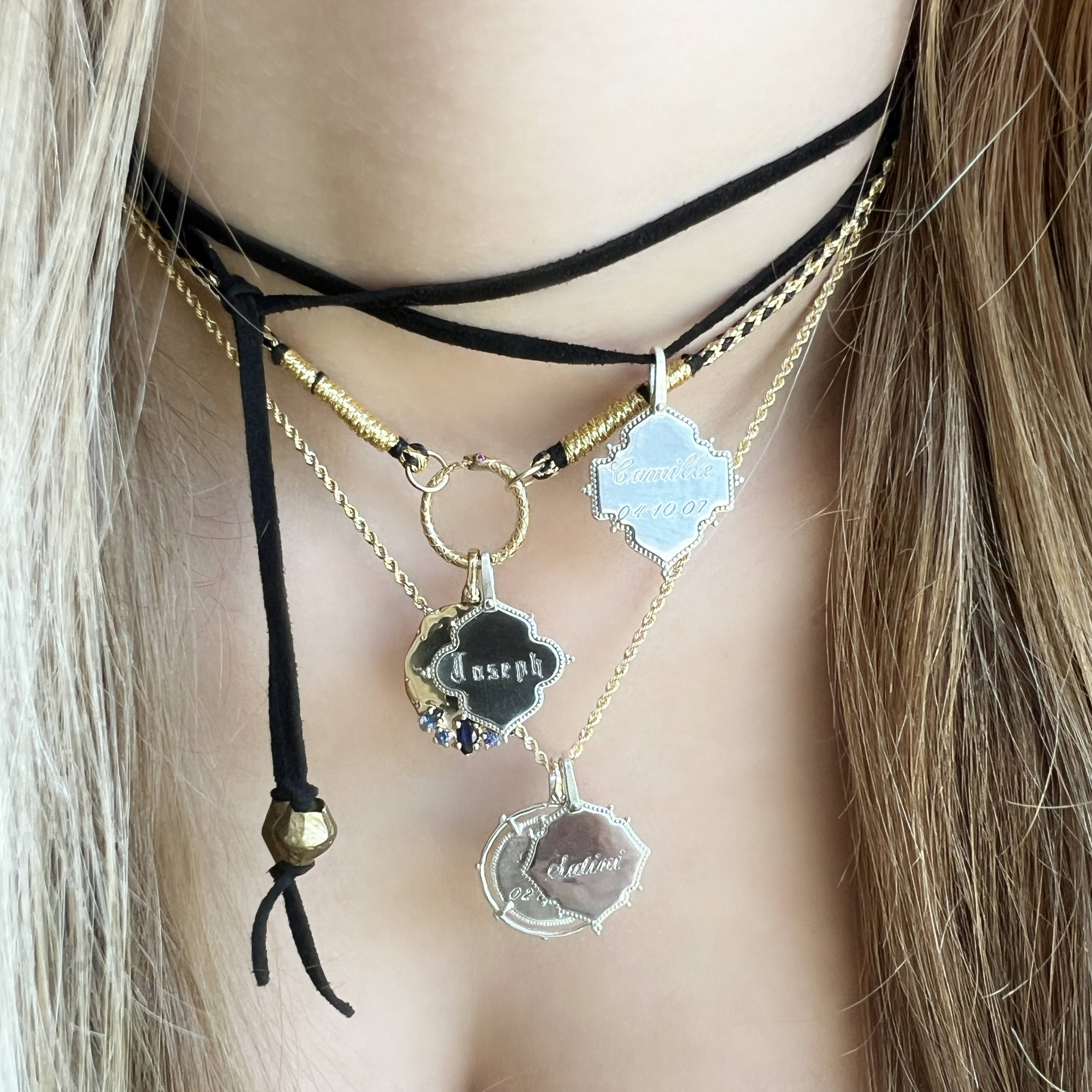 Layered Necklaces from our Conchilla Collection
