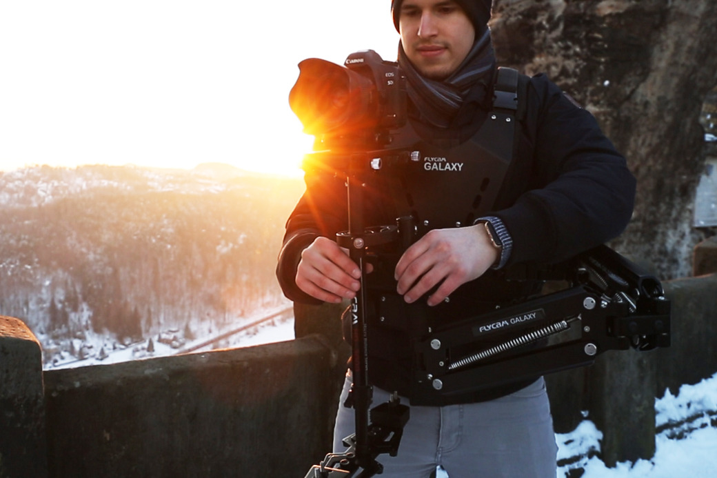 Flycam Galaxy Arm Vest with HD-3000 Camera Stabilizer System