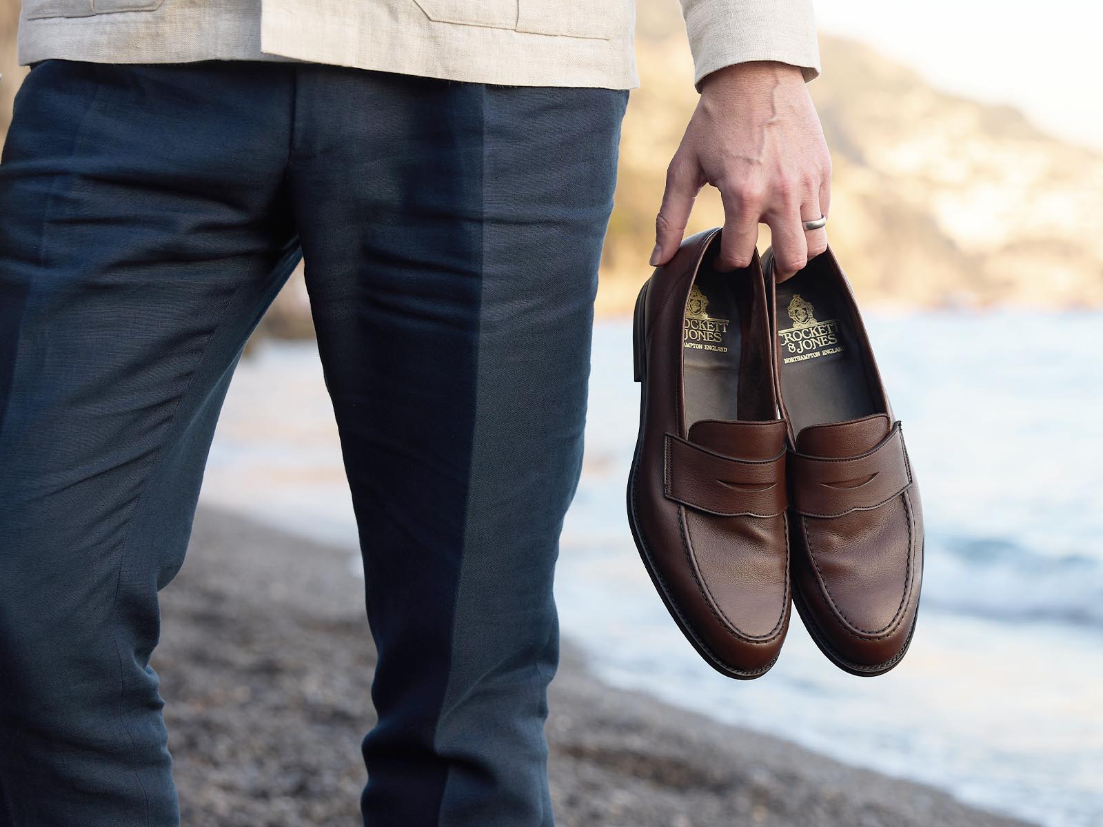 CROCKETT & JONES SHIPS ネイビーローファー 8 1/2 E The Travel Loafer – Crockett & Jones US