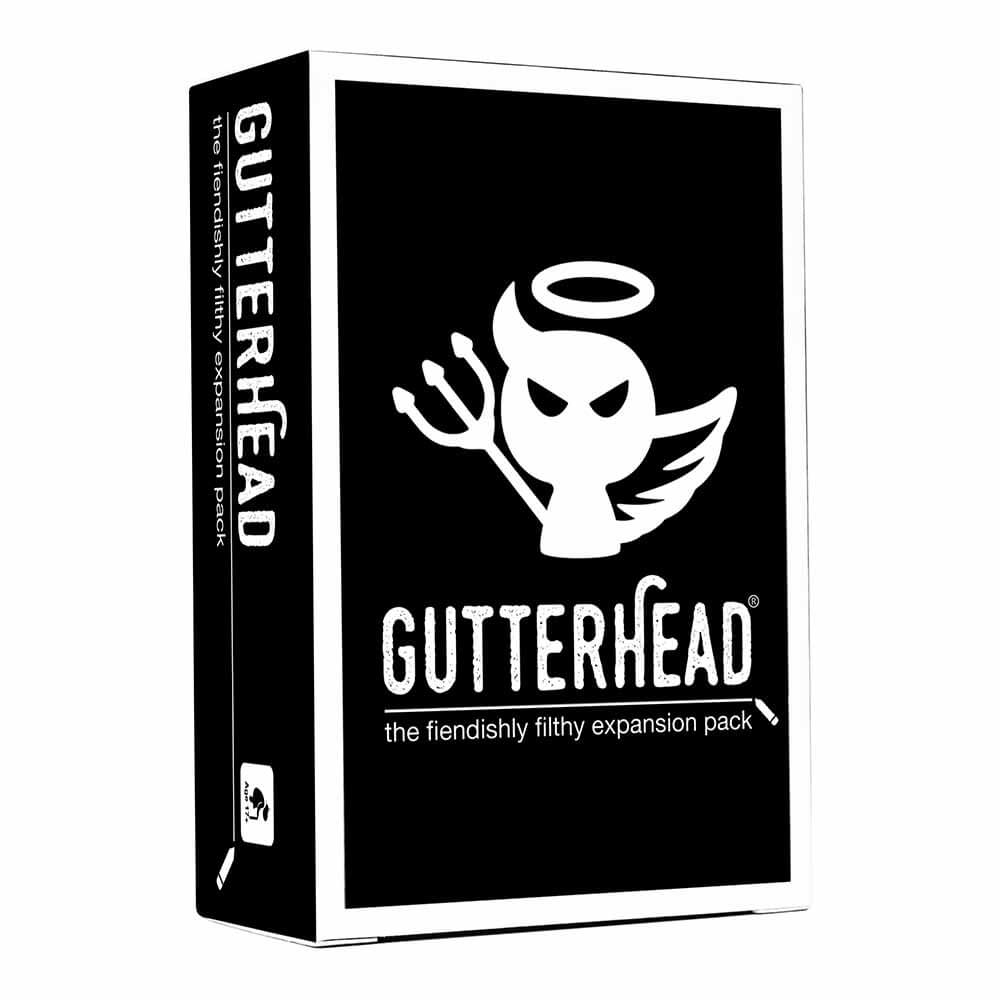 Gutterhead adult party game expansion pack box