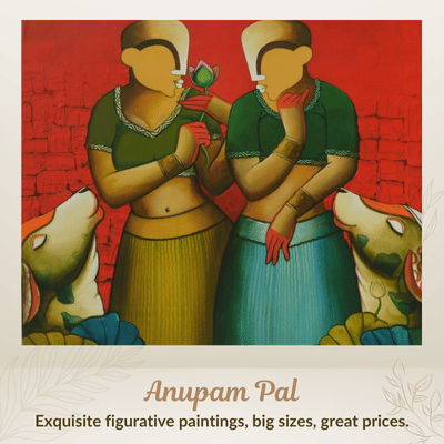 ARtist anupam pals paintings for sale