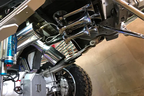 Josh's 2018 Ford F350 Dually Train Horn Install