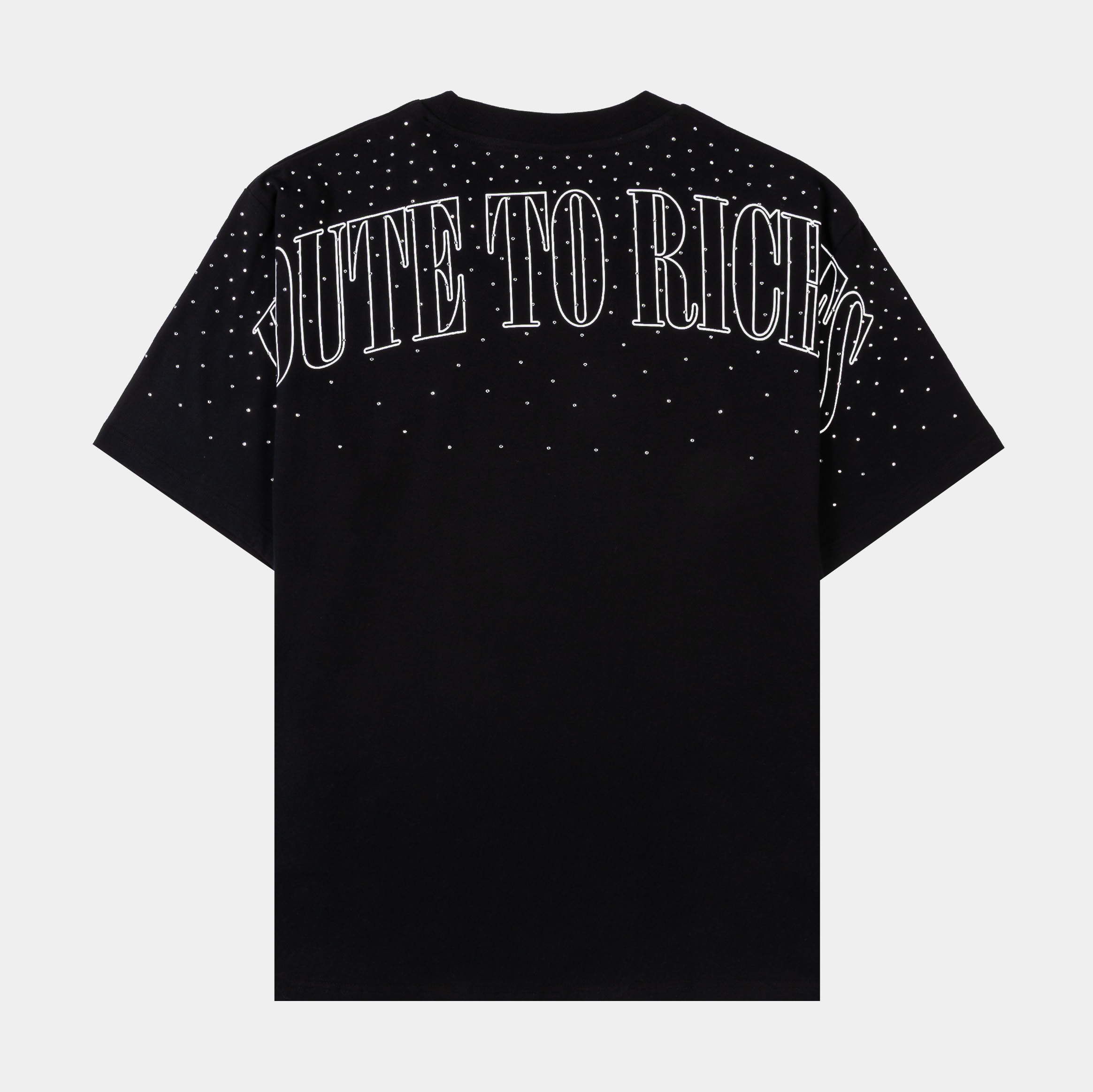 Black graphic t-shirt featuring roaring eagles and flames.