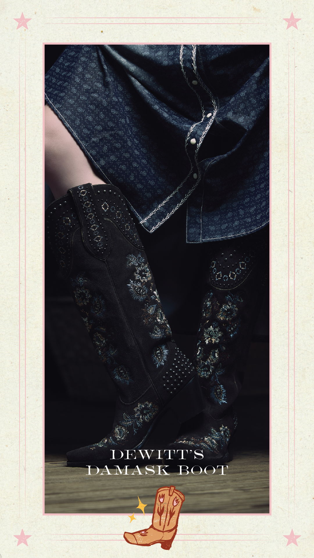 Mother's Day Gift Guide, DeWitt Damask Boot