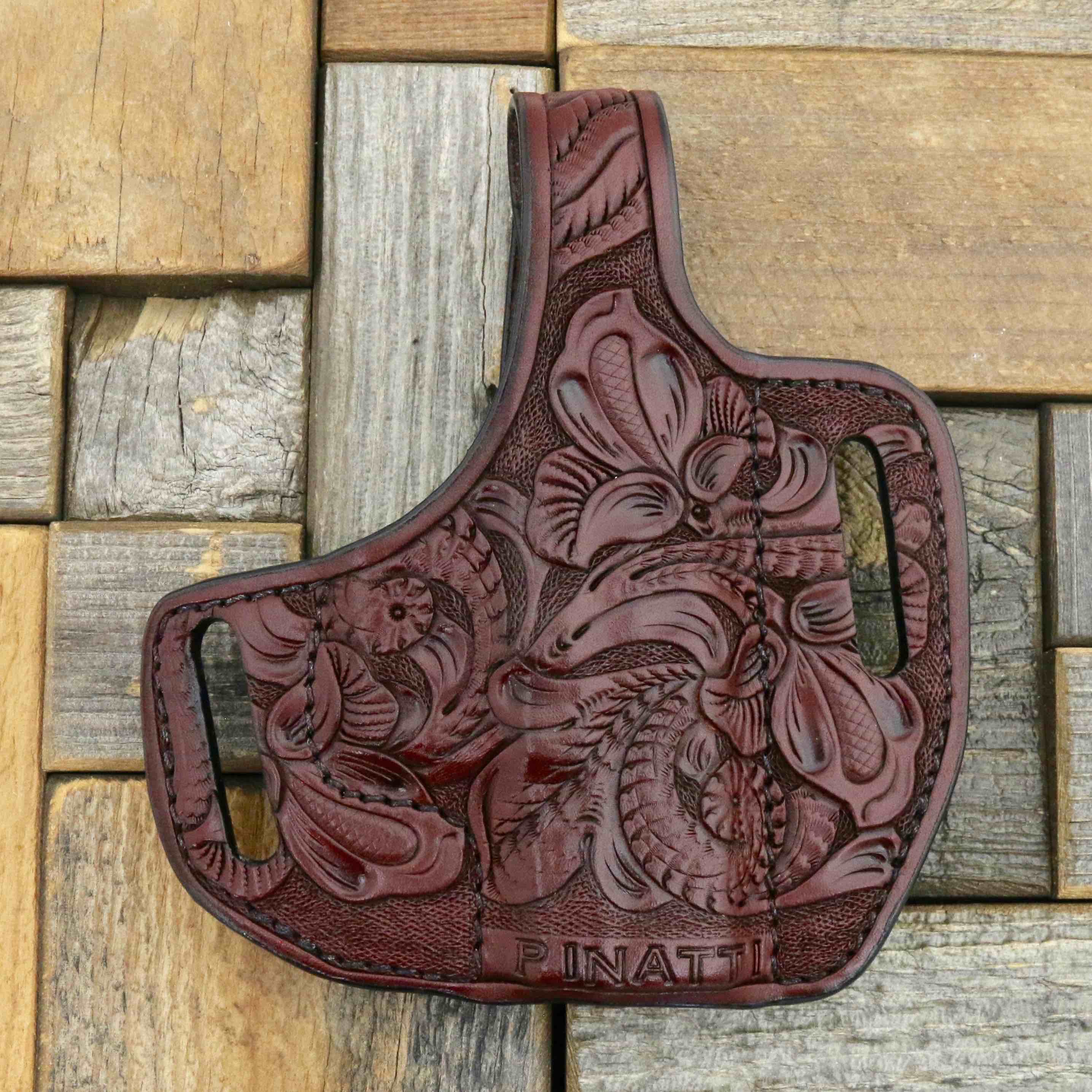 custom western carved holster