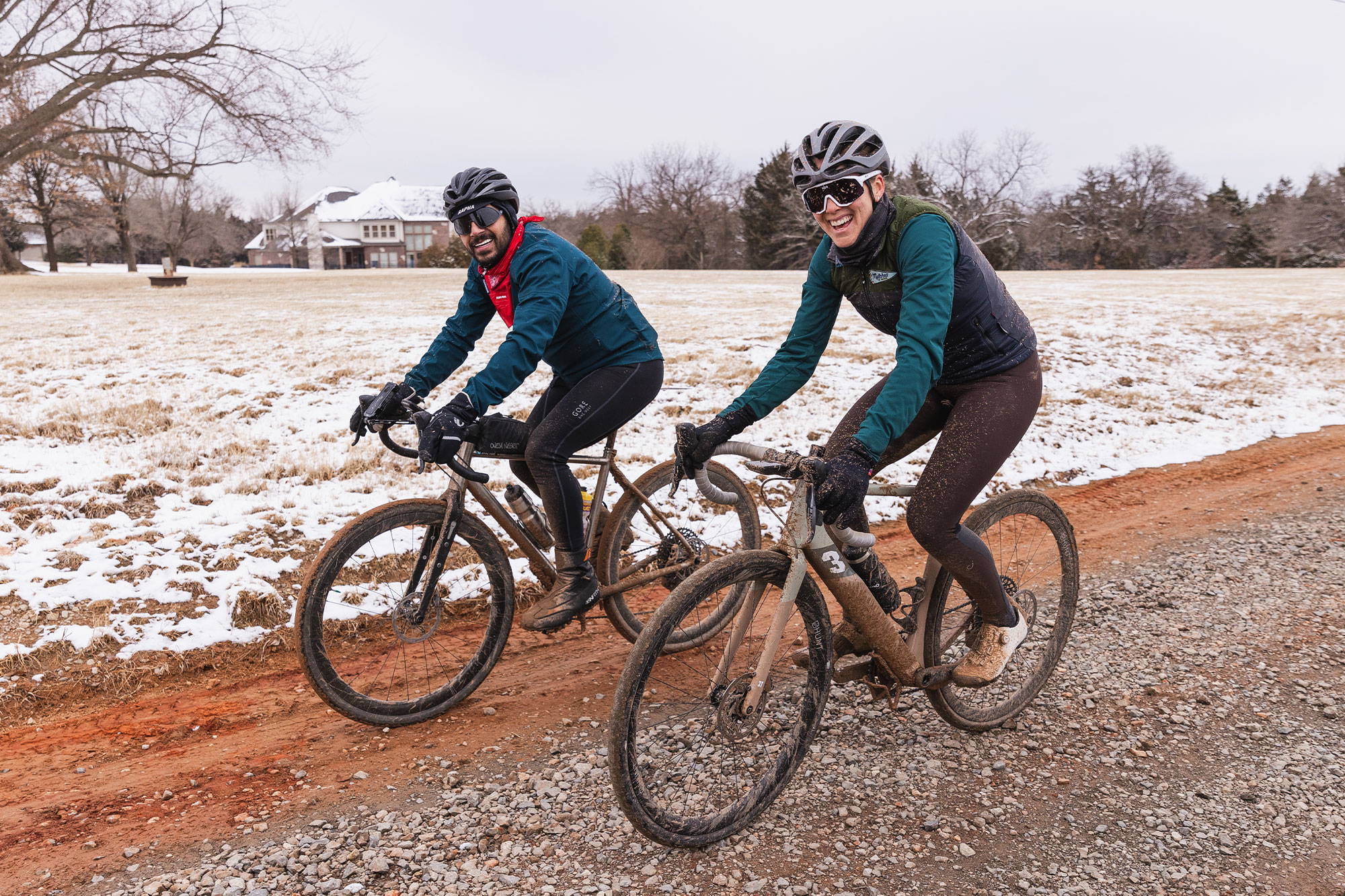 Winter gravel