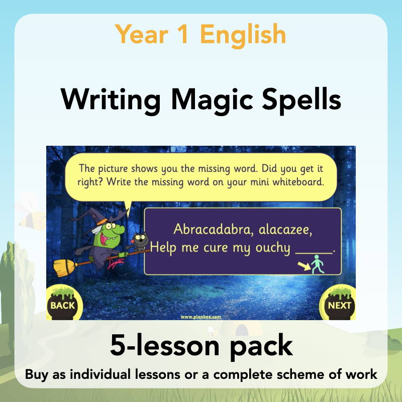 Year 1 Curriculum - Writing Magic Spells