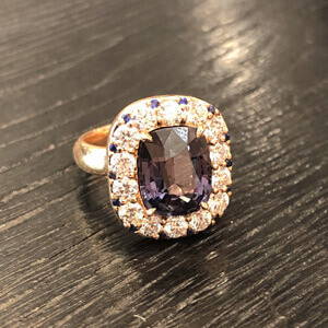 one of a kind gemstone ring