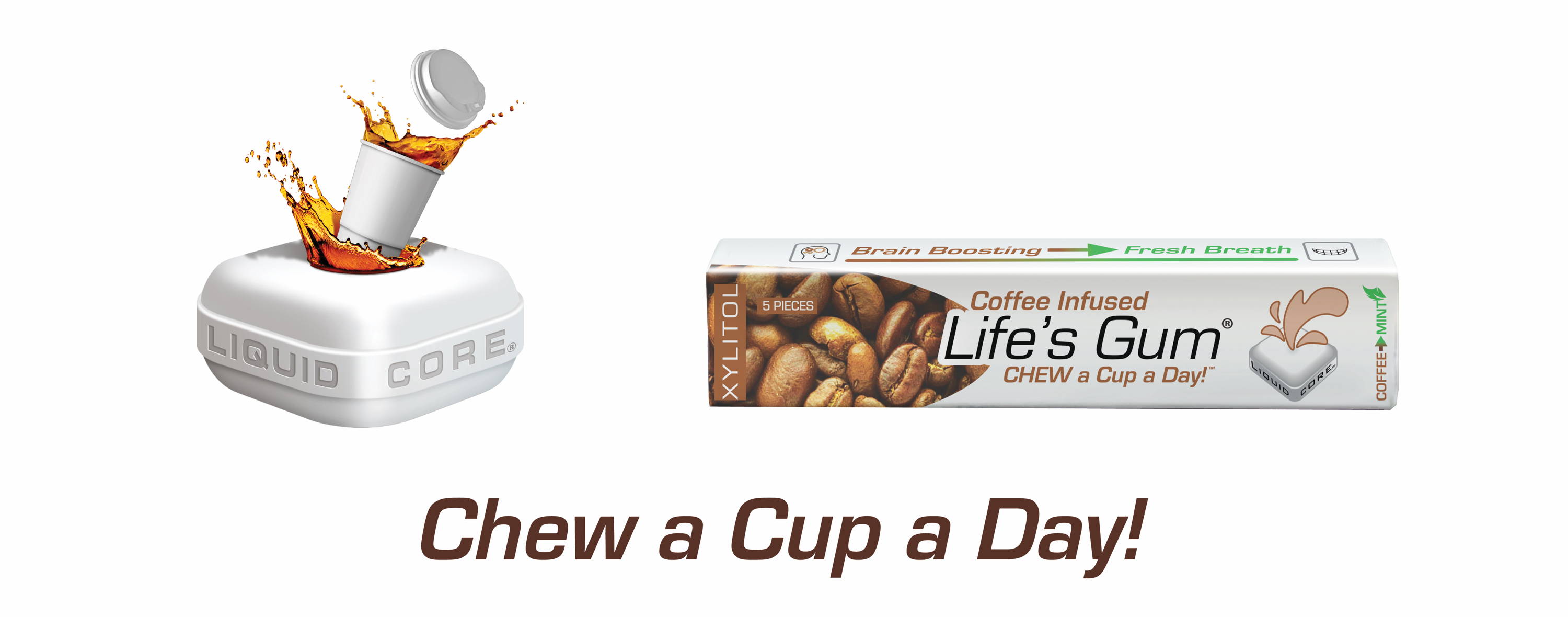Life's Gum Coffee Infused Chewing Gum