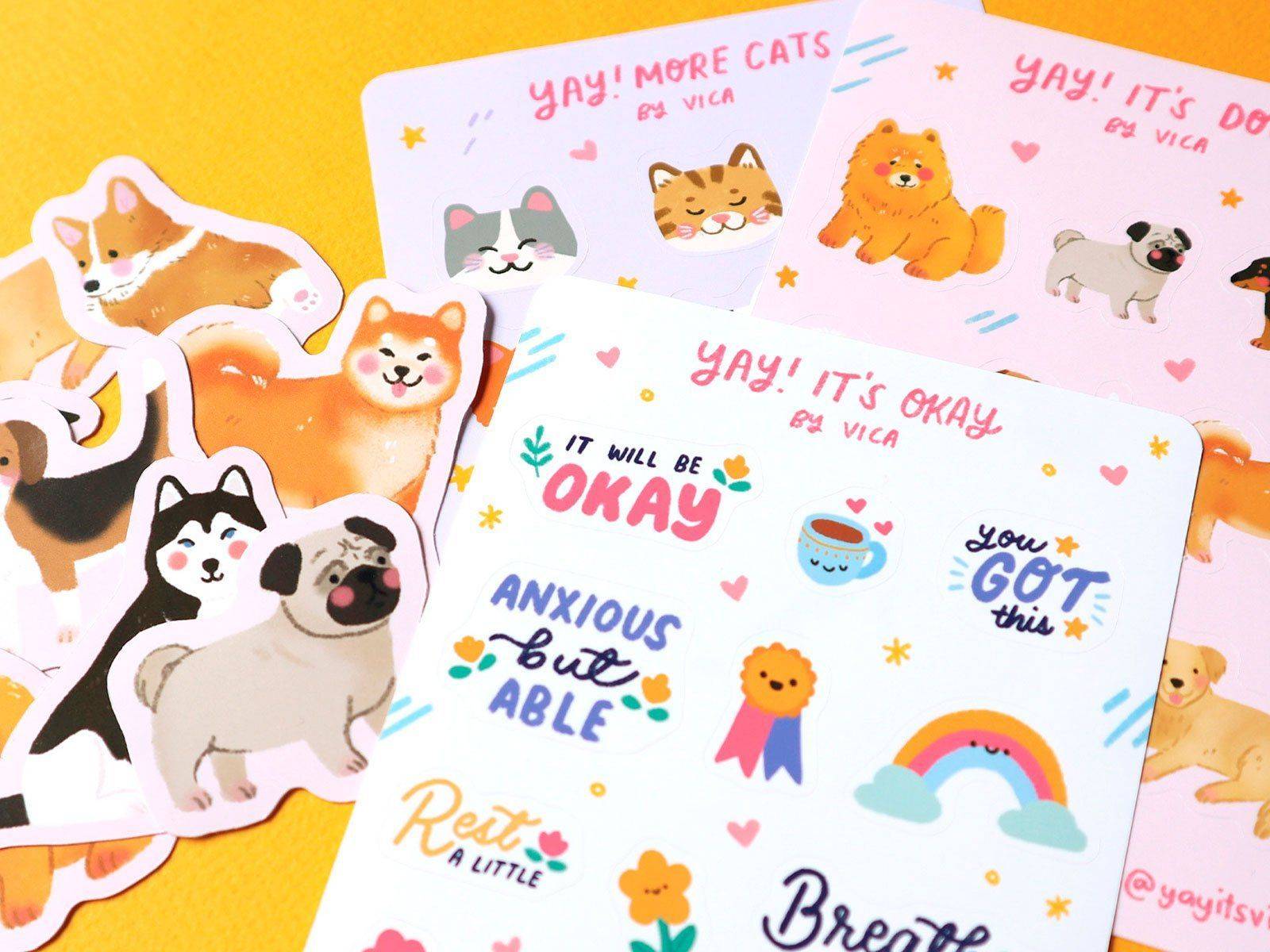 How To Turn Drawings Into Stickers + Free Sticker Selling Class
