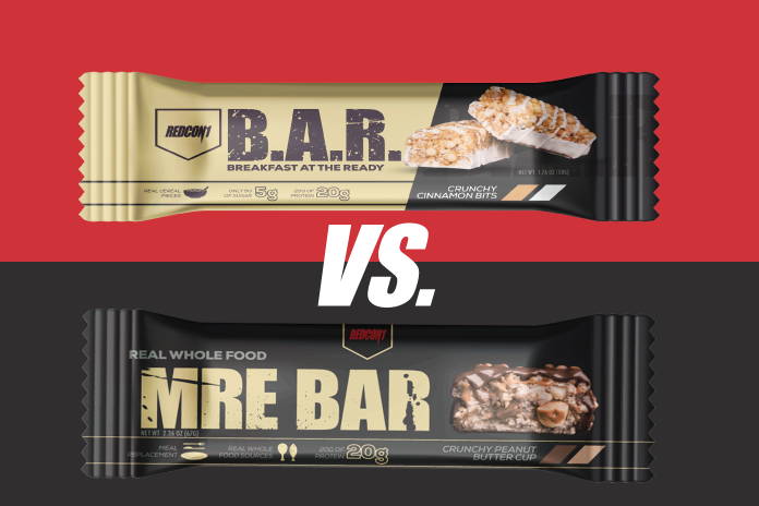 MRE Bar vs. B.A.R.: What's the Difference? – REDCON1