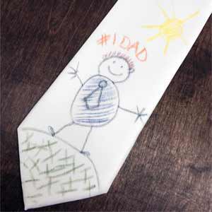 decorate a tie for father's day