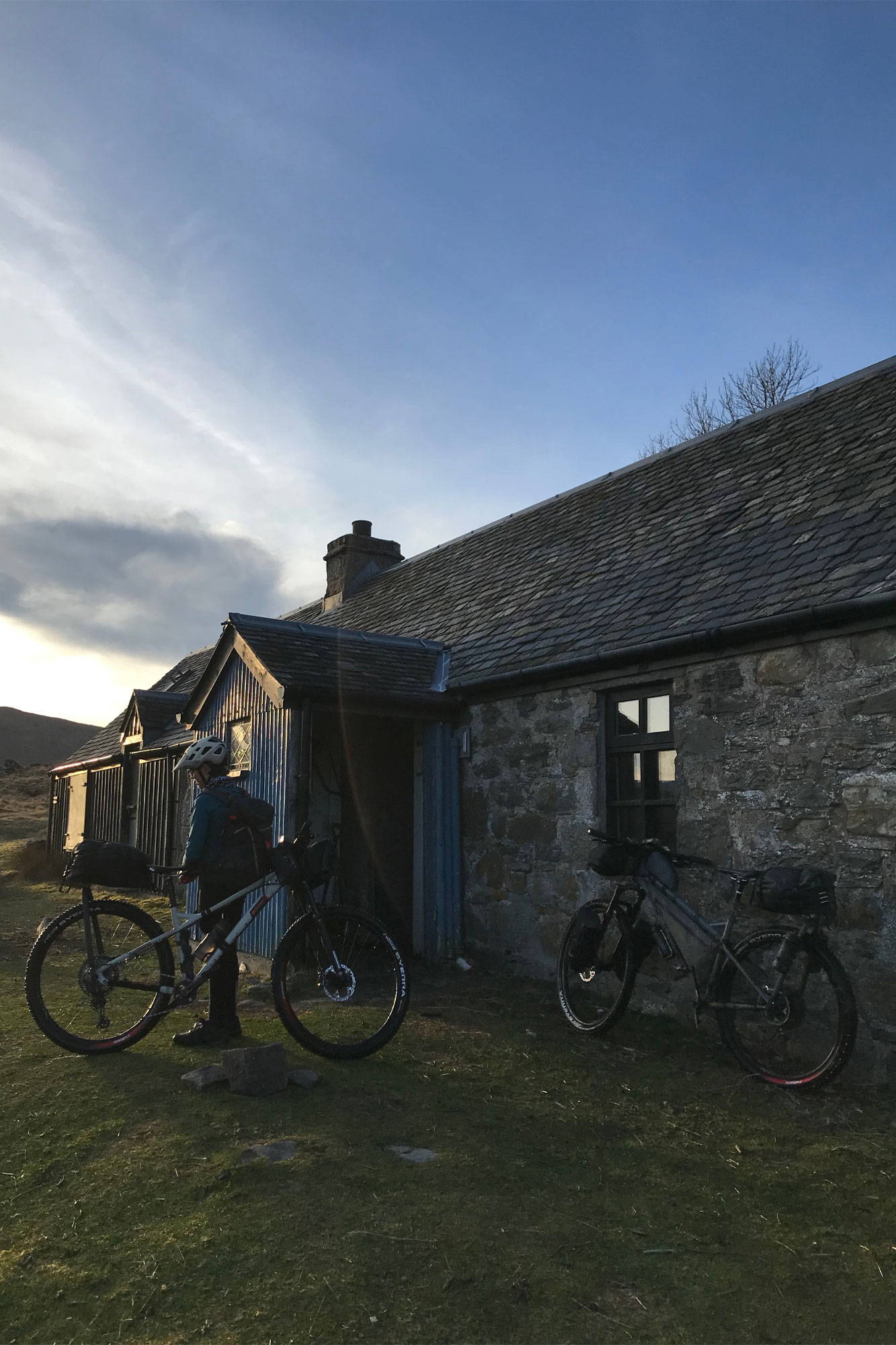 James at the Ben Alder Bothy