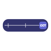 Slider control with a label 