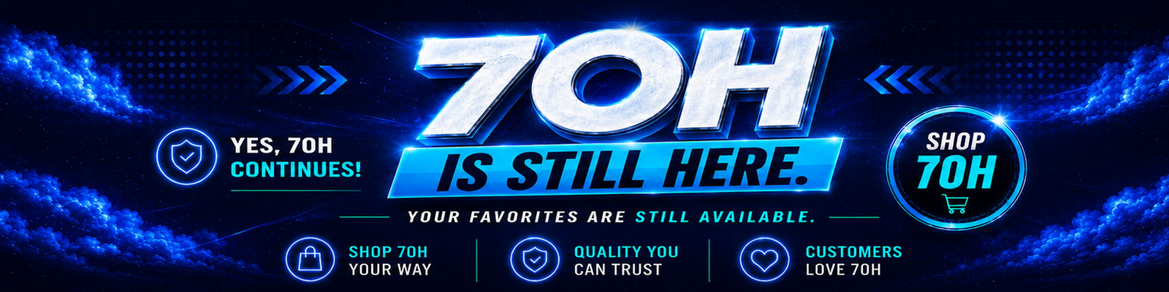 70H is still here with promotional details and contact information.