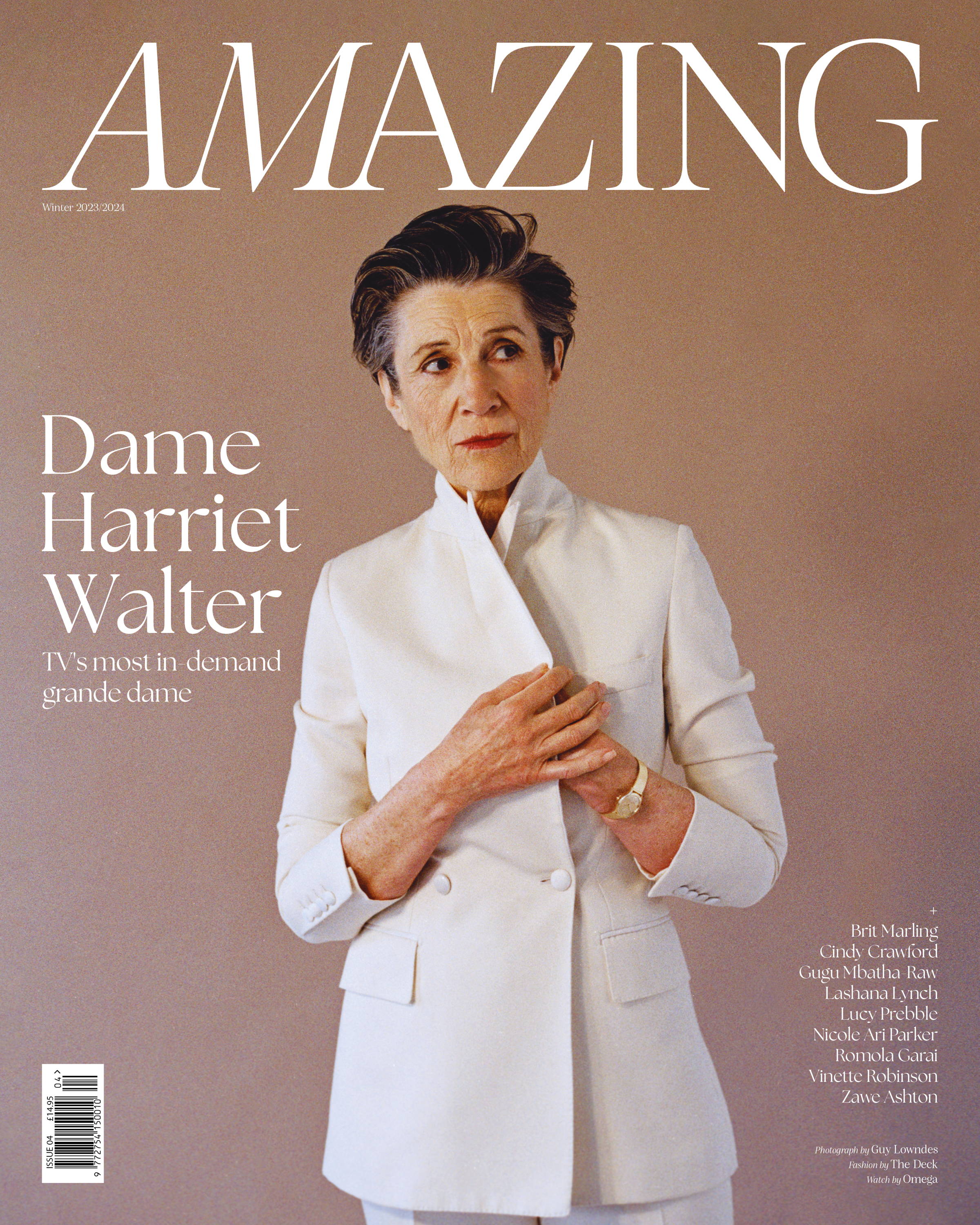 Dame Harriet Walter covers AMAZING issue 4 by Guy Lowndes