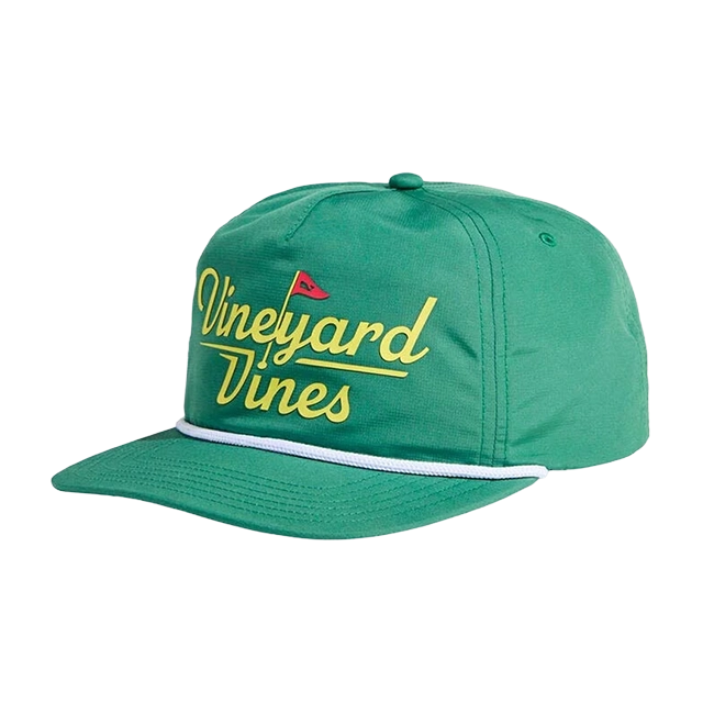 Green cap with 
