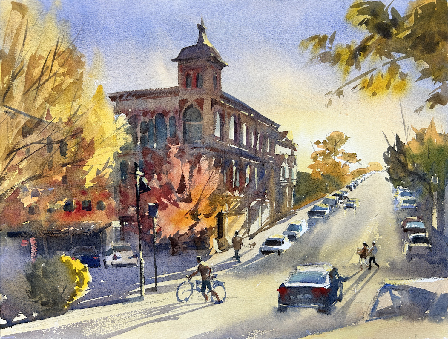 Bright Fall Day in Port Townsend by Ina Xi