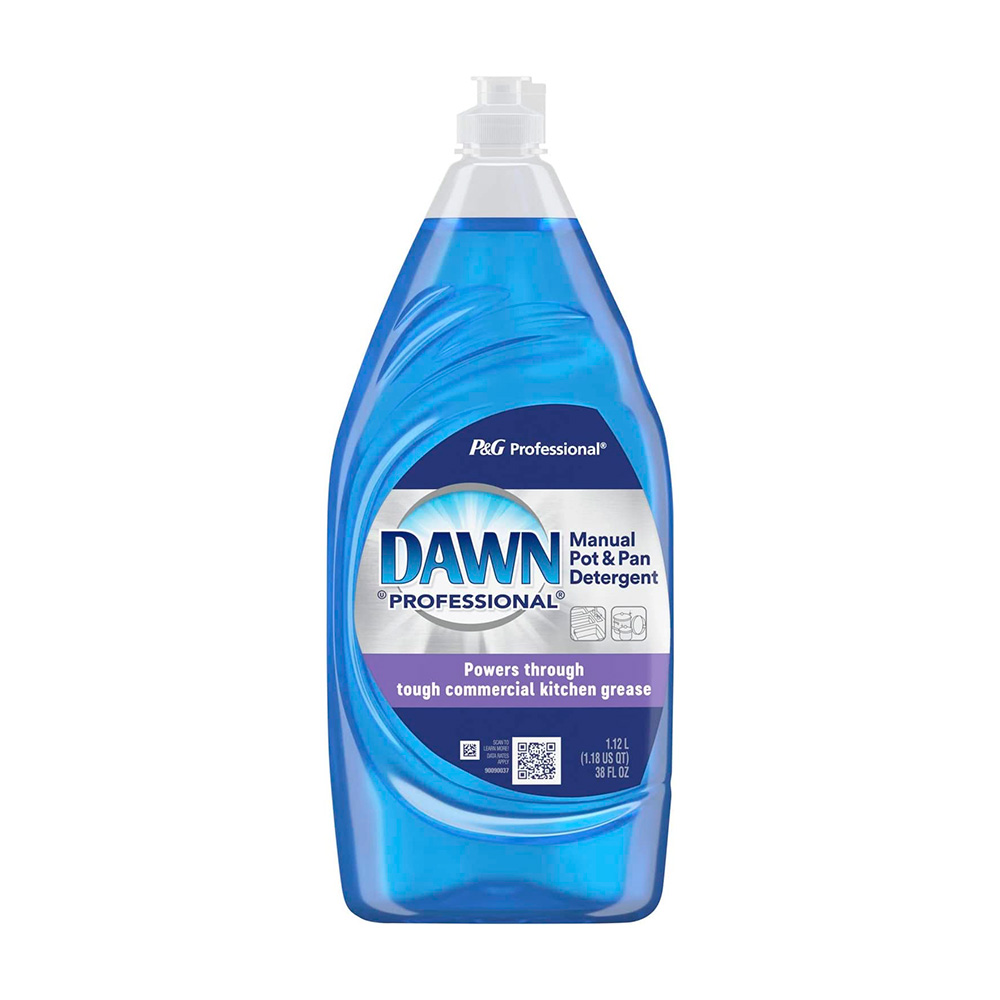 A bottle of dawn proffesional dish soap