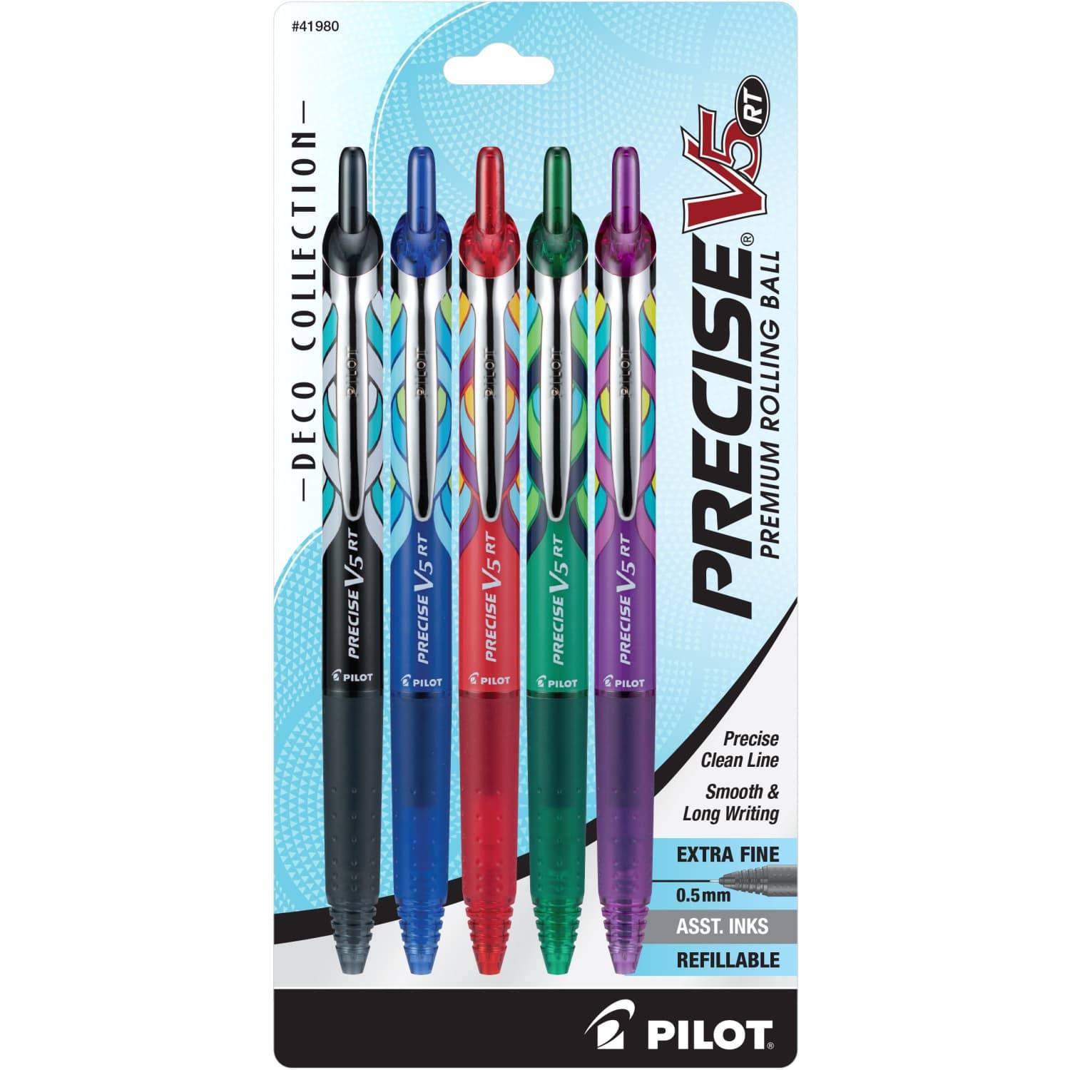 A pack of our favorite rollerball pens to take notes with