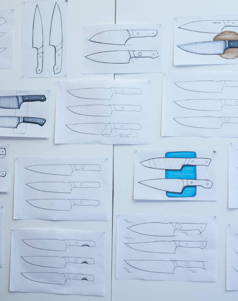 We spent four years developing the Misen Chef's Knife and went through 37 different prototypes to find the perfect design.