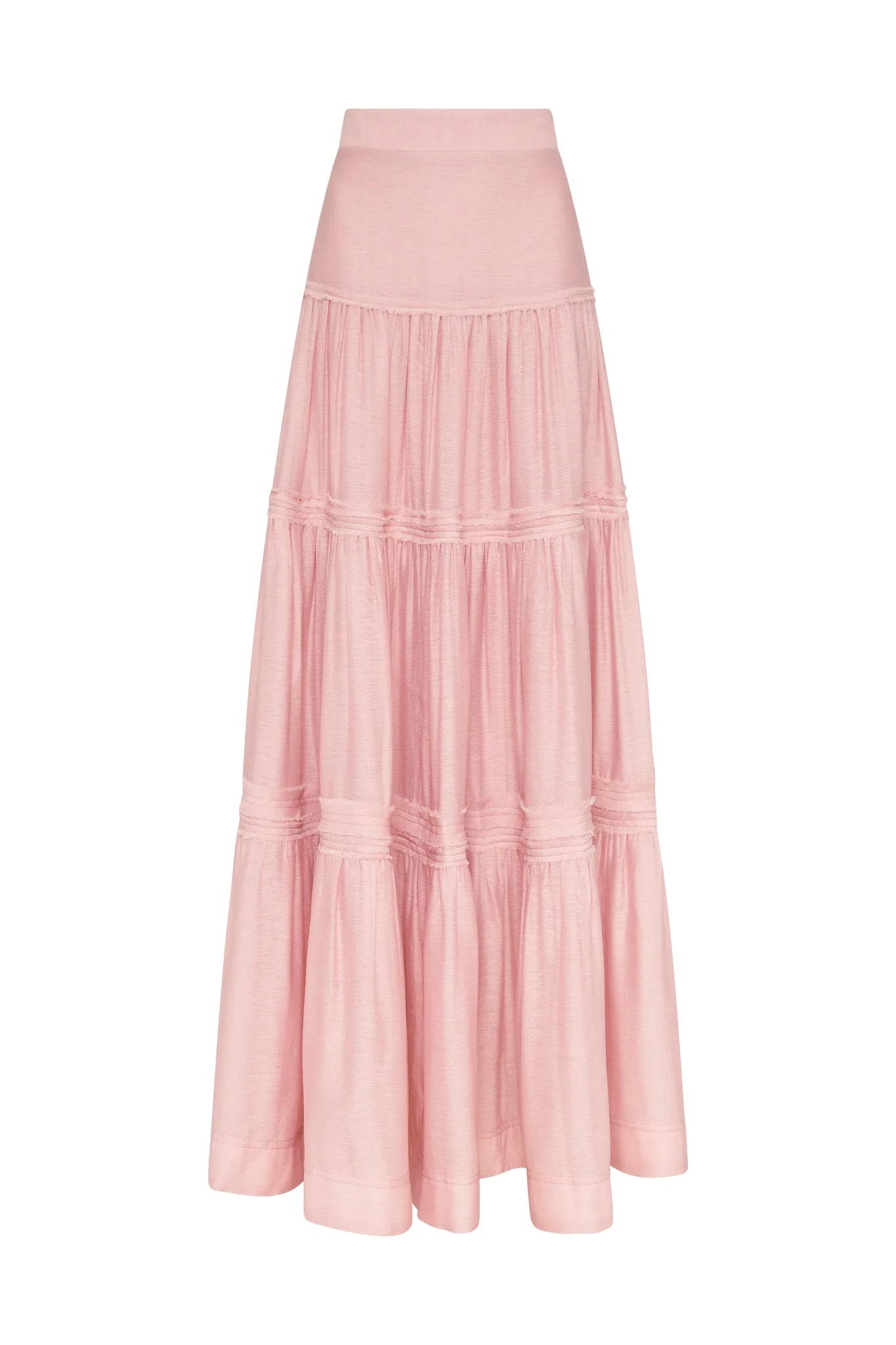 Dusty pink maxi skirt