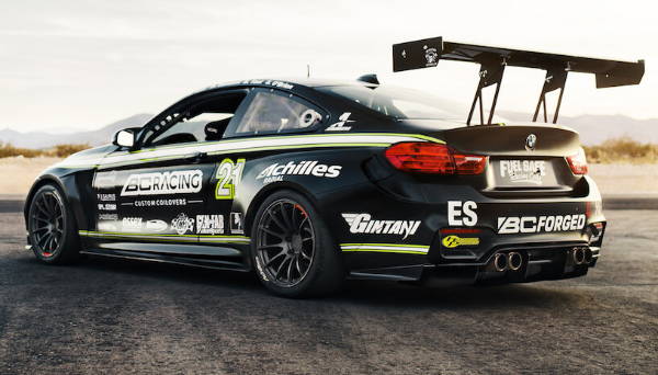 bmw m4 race car with bc racing coilovers and wheels