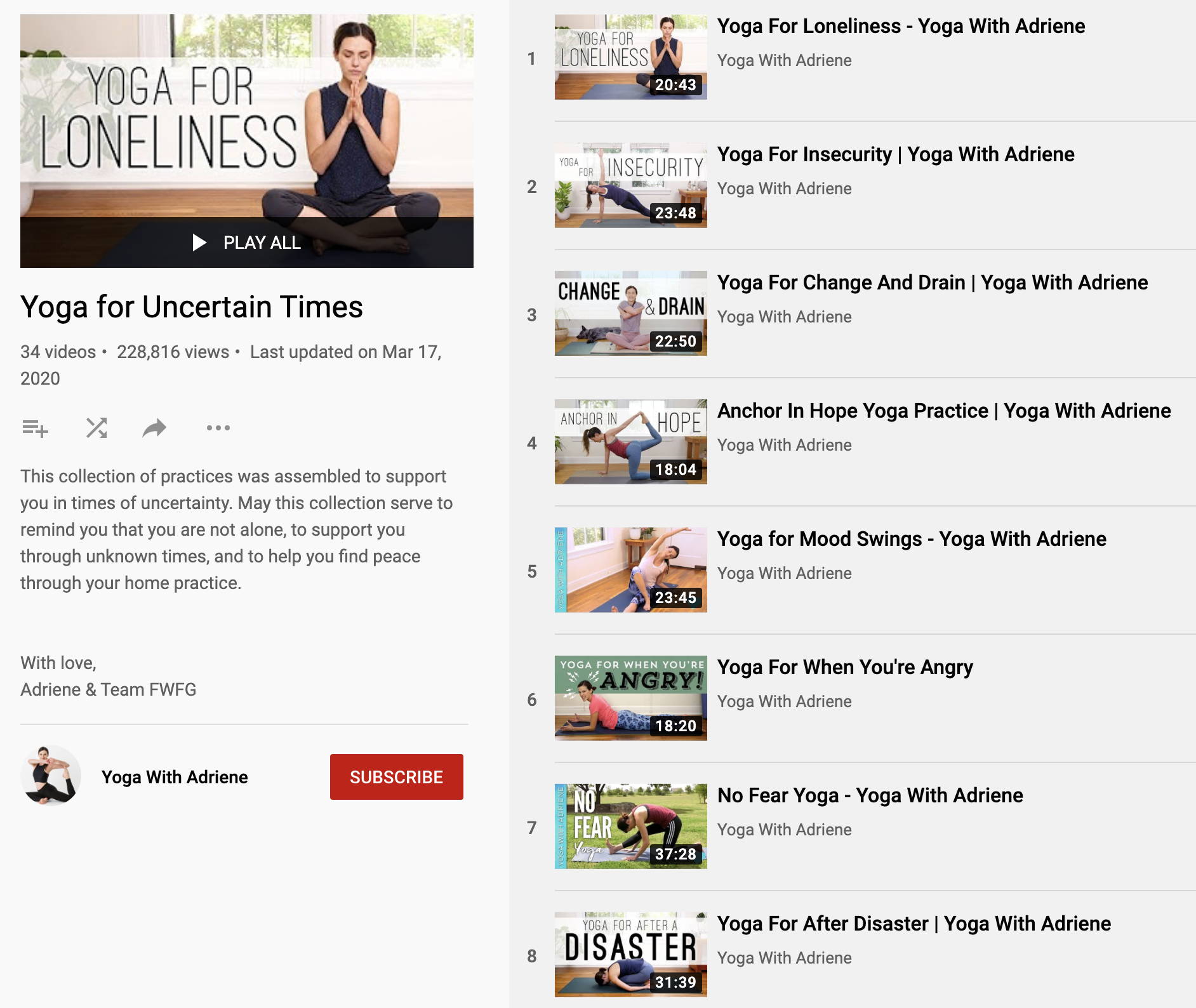 Yoga for Uncertain Times l The Community Hub l Mukha Yoga